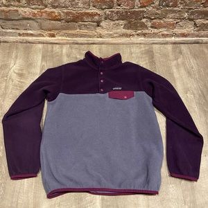 Medium Patagonia 1/4 button up fleece